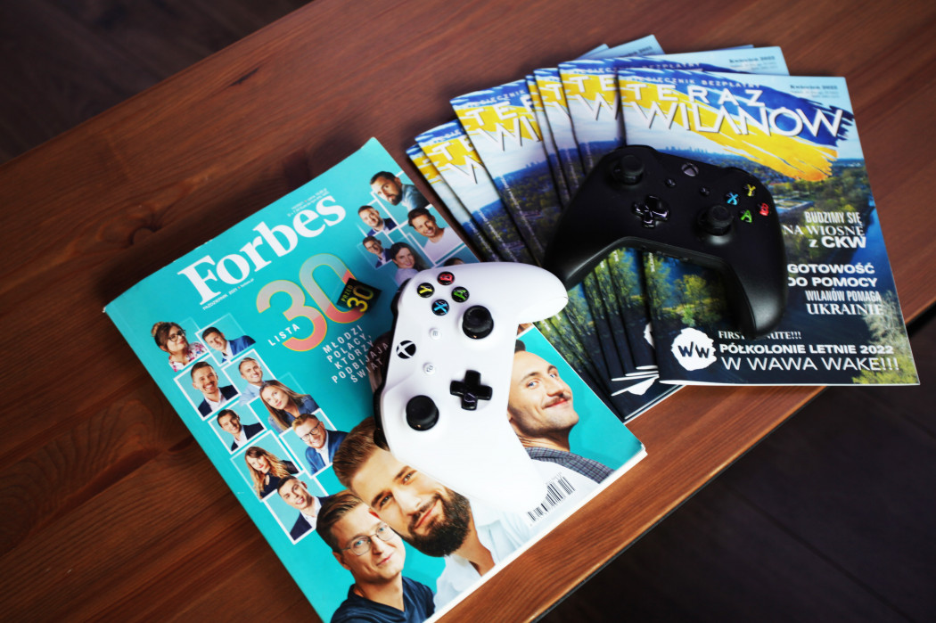 Magazyny i Xbox w strefie relaksu, BRODSKI, Warszawa Wilanow